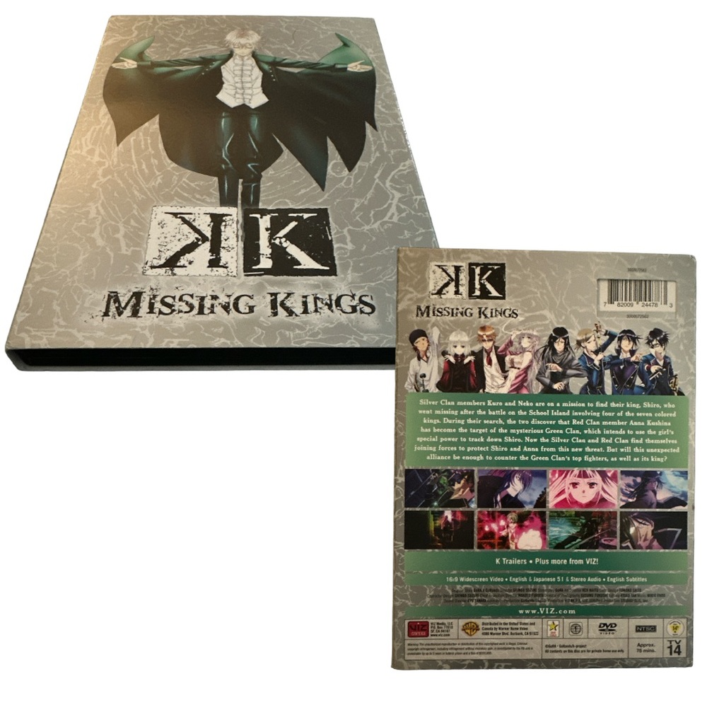 Like New K Anime Missing Kings Movie DVD